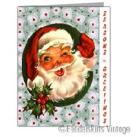 Christmas card scavenger hunt--Santa