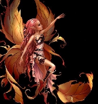 Autumn Fairy ATC
