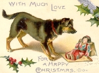 Christmas postcard