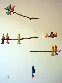 Ornaments #1 - Stuffed Birds!