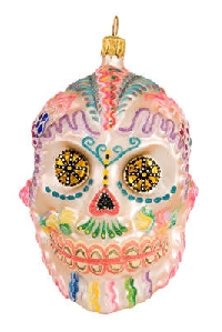 Handmade Day of the Dead Tree Ornament- Private