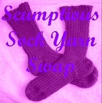 Scrumptious Sock Yarn Swap