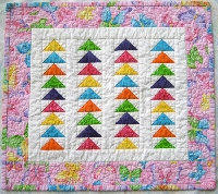 Mini-quilt Series #3 Flying Geese