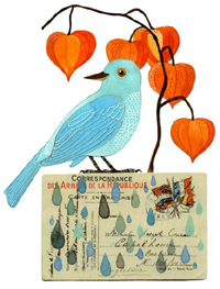 â™¦ The Birdy Ladies are swapping postcards! â™¦