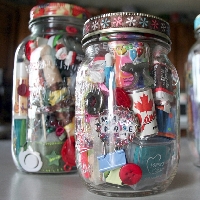 Christmas Whimsy Jar - 2011