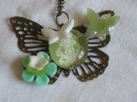 creative butterfly necklace swap