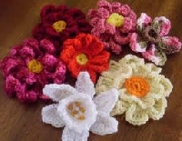 Crochet Flowers swap.