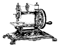 Vintage Sewing Machine ATC