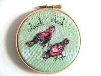 Gnome Embroidery Hoop Art