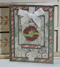 Recycled Christmas Card Deco