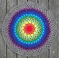 Crocheted (or knitted) Granny Mandala