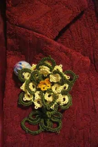Handmade Lace Lapel Flower