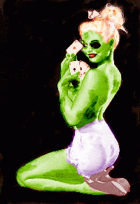 PC~ Zombie Pin Up Girl Rolo