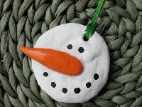 Snowman Ornament Handmade