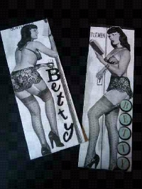 Betty Page Bookmark