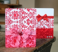 Love Red - Handmade Greeting Card #1