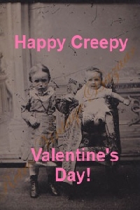 Creepy Lil' Baby ATC - Valentines Day Edition