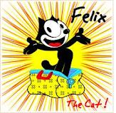 Cartoon Cats ATC Series:  Felix