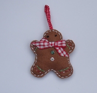Gingerbreadman Ornament Handmade
