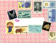 Mail Art - Covered in Stamps