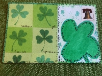 Decorate an envelope for St. Patrick's Day!