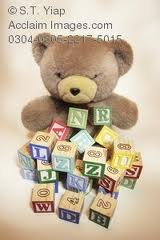 Teddy Bears Alphabet ATC's 