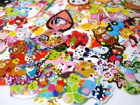 Kawaii sticker flakes and mini memos swap~