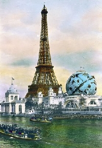 Vintage ATC w/ Eiffel Tower