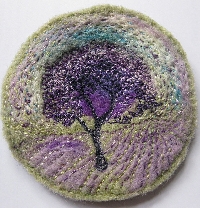 Embroidery in Purple
