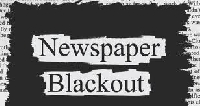 ATC Newspaper Blackout Poem