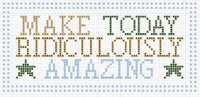 Cross-Stitched Quote