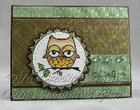 Handmade Card Challenge -- OWLS