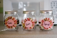 Spend - Save - Give Jars