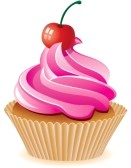 Cupcake ATC Series - #1 Pretty Pink