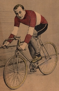 Vintage ATC w/ a Bicycle