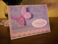 Handmade Card-Butterflies