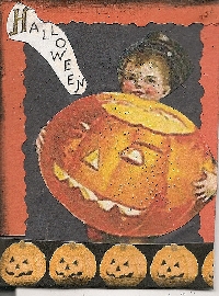 Halloween ATC #1--Pumpkins