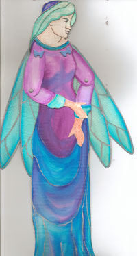 God or Goddess Paper doll with moving parts 