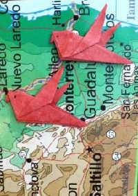 ATC with origami