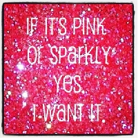 Pink sparkling ATC #2