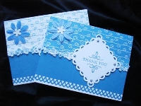 Blue Themed Handmade Card 