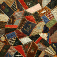 Crazy Patch Quilting Squares July #2