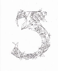 Zentangle Number Series #3