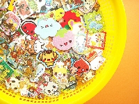 A Kawaii Shower of 25 Random Sticker Flakes