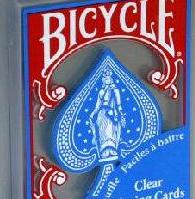 clear playing cards ATC