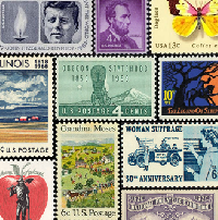 Unused Gummed Postage Stamps - $2