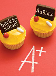 Cupcake ATC series #1 - Back To School