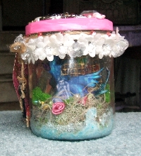Halloween Whimsey Fairy Jar