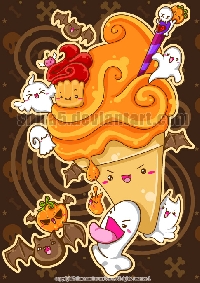 Halloween Ice Cream Cone