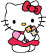 Hello Kitty sticker swap